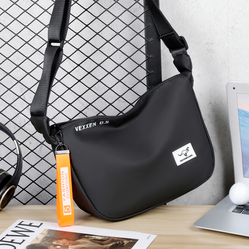Luxury Bags For Men Brands - กระเป๋าสะพายผู้ชายแฟชั่นหรูหรากระเป๋าสะพายไหล่ลำลองสำหรับผู้ชายหนัง PU ผู้ชายกันน้ำกระเป๋าสะพายพาดลำตัวสำหรับผู้ชาย2024ใหม่