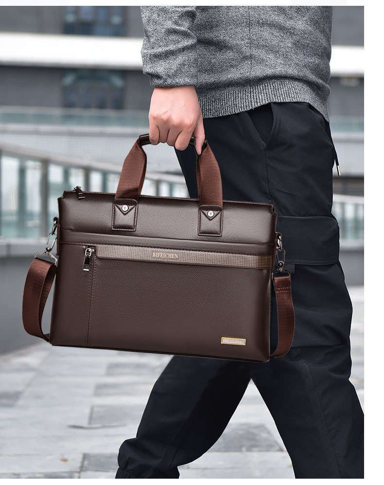 Luxury Bags For Men Brands - กระเป๋าเอกสารหนังแบรนด์หรูใหม่ปี 2026 สำหรับผู้ชาย ใส่แล็ปท็อป ใส่เอกสาร A4