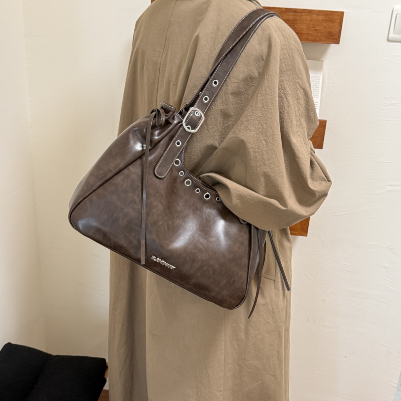 กระเป๋าสะพายไหล่สไตล์วินเทจสำห - Luxury Bags Vegan Leather บทวิจารณ์และราคา