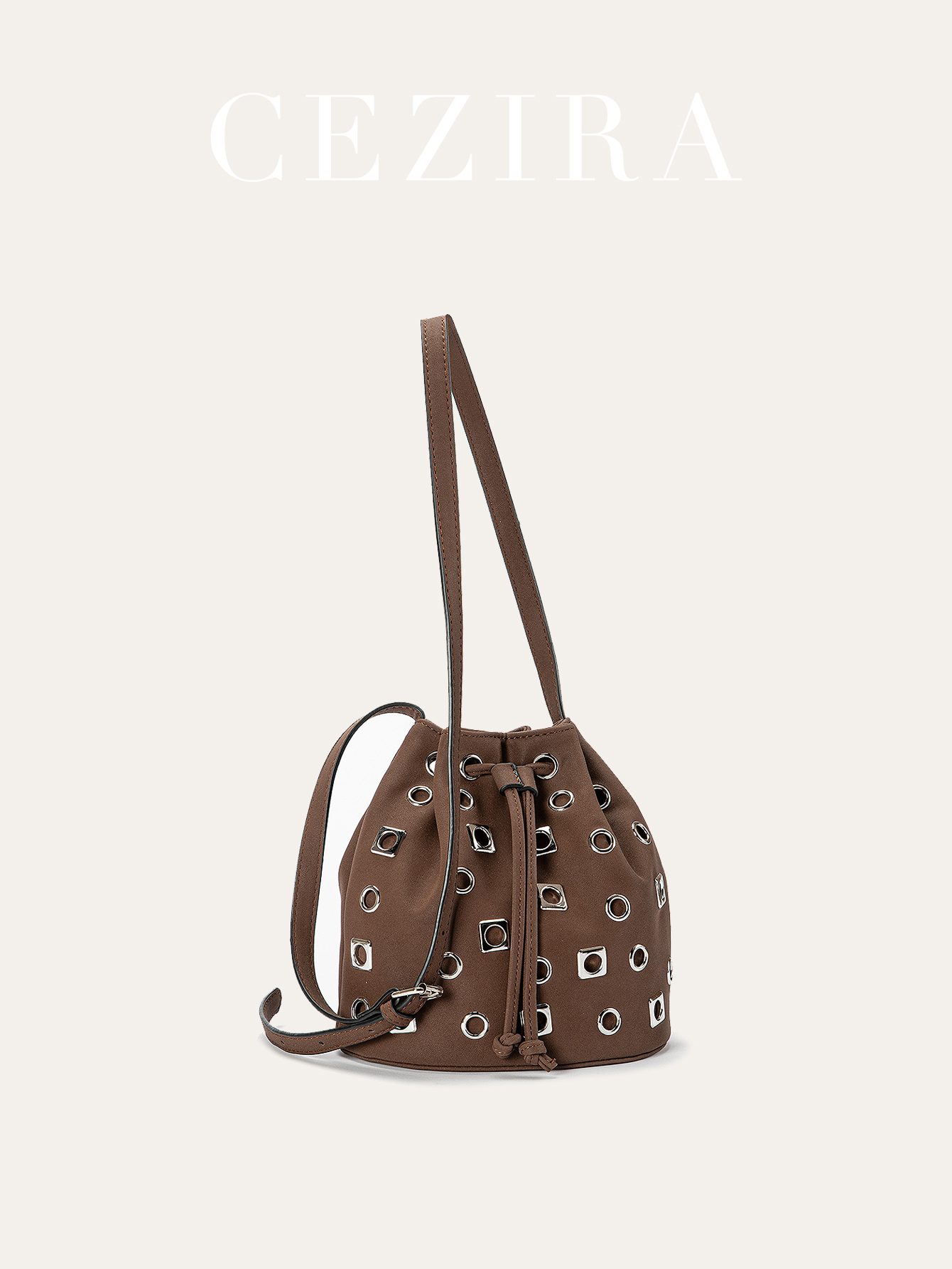 กระเป๋าถือทรงบัคเก็ตสไตล์พังก์ - Luxury Bags Vegan Leather บทวิจารณ์และราคา