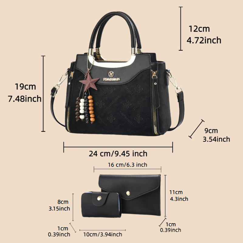 กระเป๋าถือผู้หญิงมีสไตล์ สีพื้ - Luxury Bags For Women บทวิจารณ์และราคา