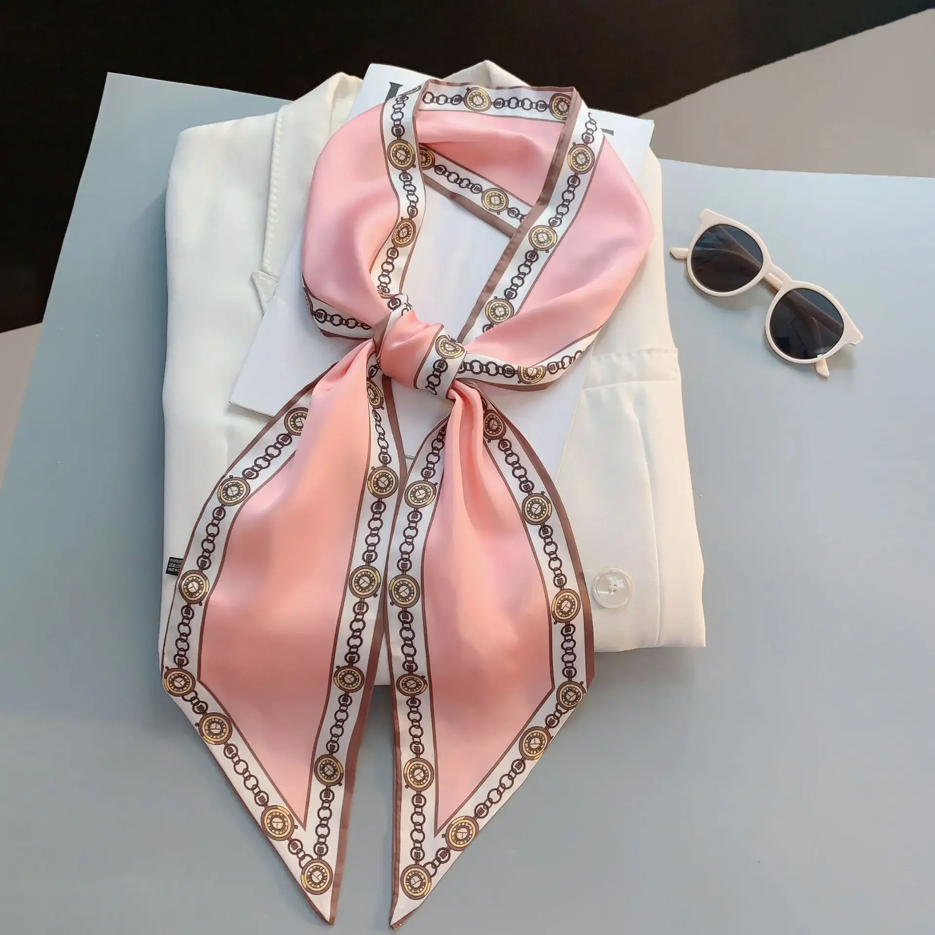 ผ้าพันคอพิมพ์ลายสก็อต ผ้าคาดผม - Luxury Bags Brands บทวิจารณ์และราคา