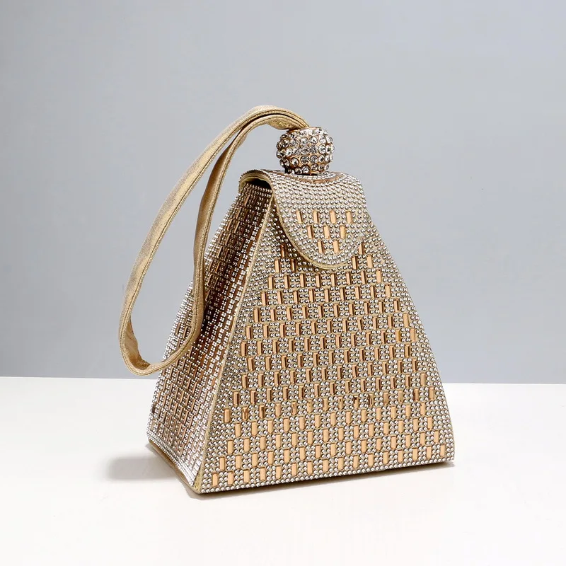 กระเป๋างานราตรีพลอยเทียมหรูหรา - Luxury Bags Brand Pyramid บทวิจารณ์และราคา
