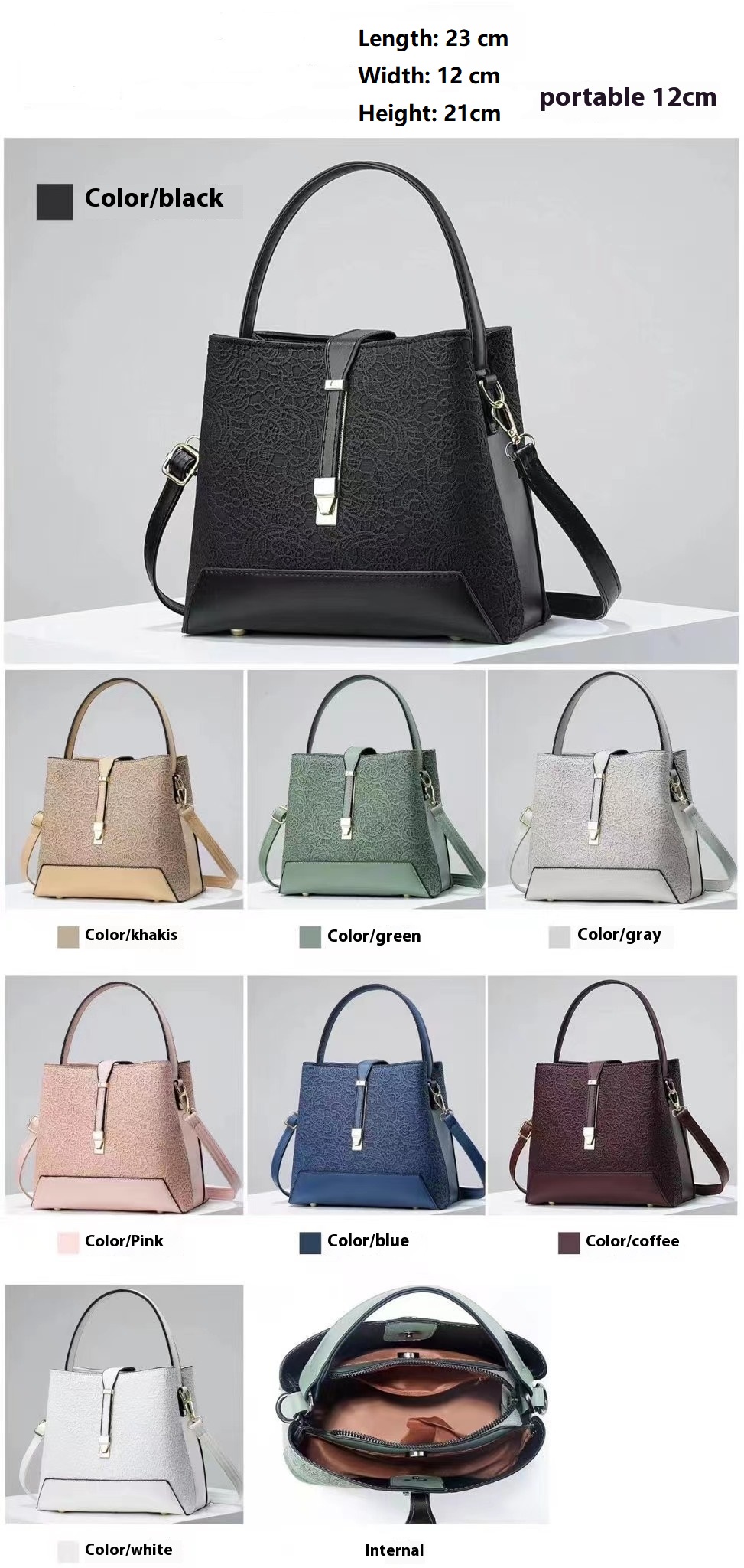 ใหม่หรูหรา Tote กระเป๋าหนัง Cl - Luxury Bags Classy บทวิจารณ์และราคา
