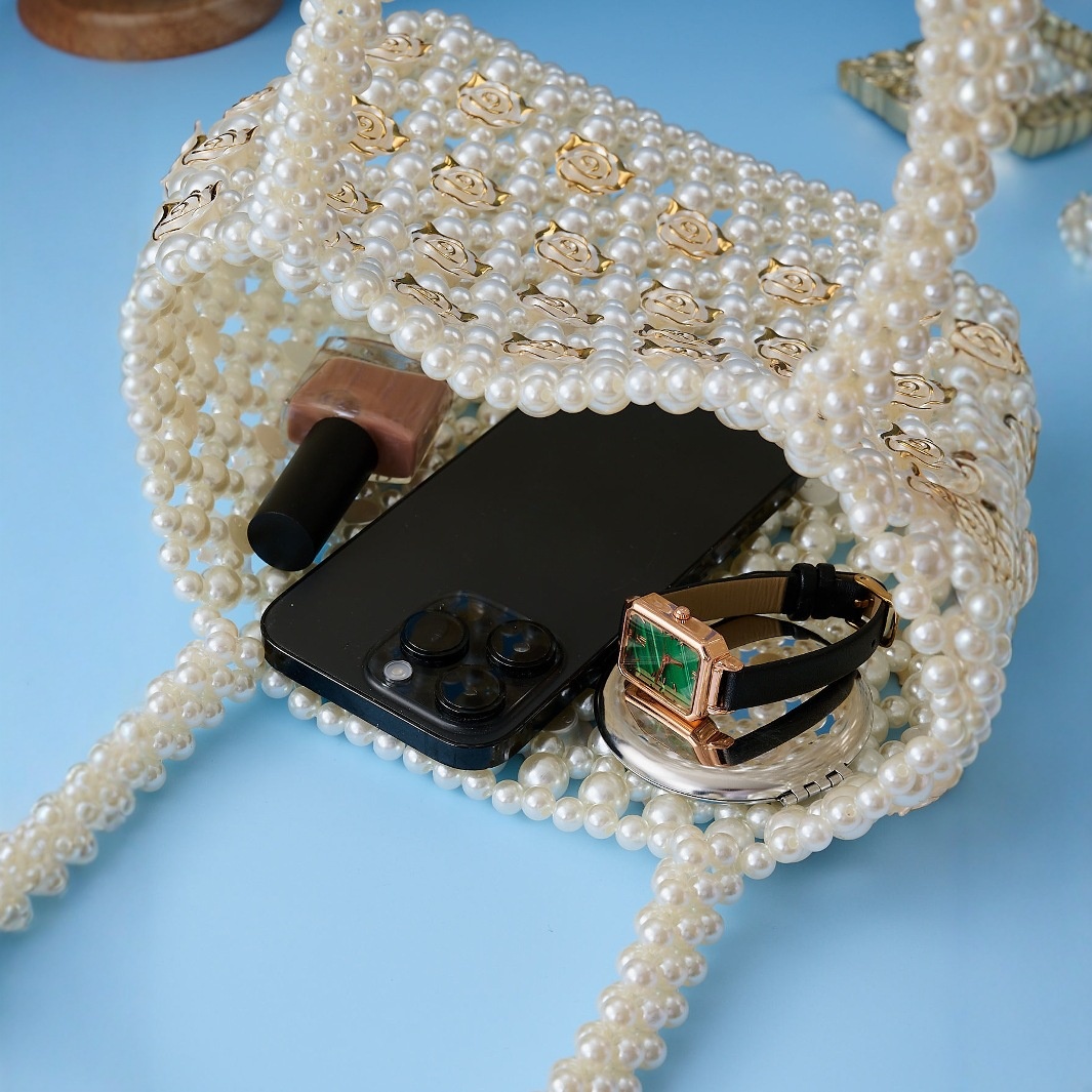 ประดับด้วยลูกปัดทําด้วยมือกระเ - Luxury Bags Classy บทวิจารณ์และราคา