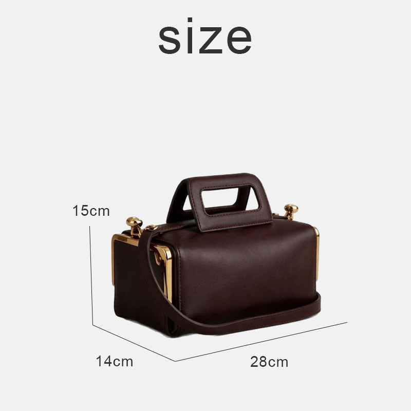 กระเป๋าถือทรงกล่องแบบสะพายไหล่ - Luxury Bags Entry บทวิจารณ์และราคา