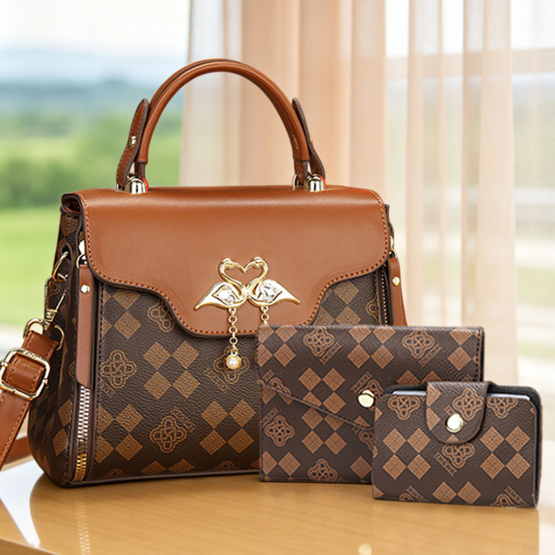ชุดกระเป๋าผู้หญิง 3 ชิ้น กระเป - Luxury Bags For Women บทวิจารณ์และราคา